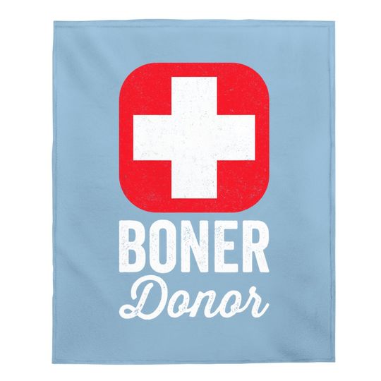 Funny Vintage Costume Boner Donor Baby Blanket