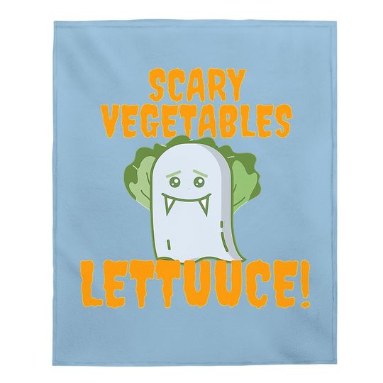Cute Halloween Vegetable Lord Lettuce Classic Baby Blanket