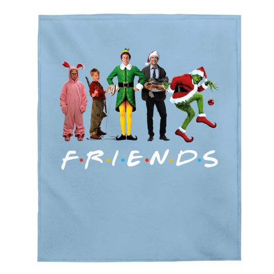 Friends Christmas Baby Blanket