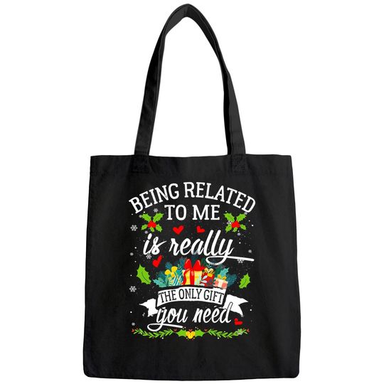 Being Related To Me Funny Christmas Family Pajamas Classic Bags