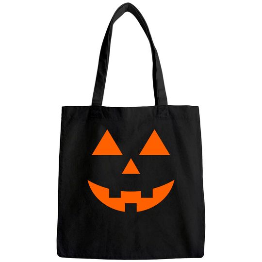 Spooky Jack O Lantern Halloween Party Pumpkin Patch Autumn Tote Bag