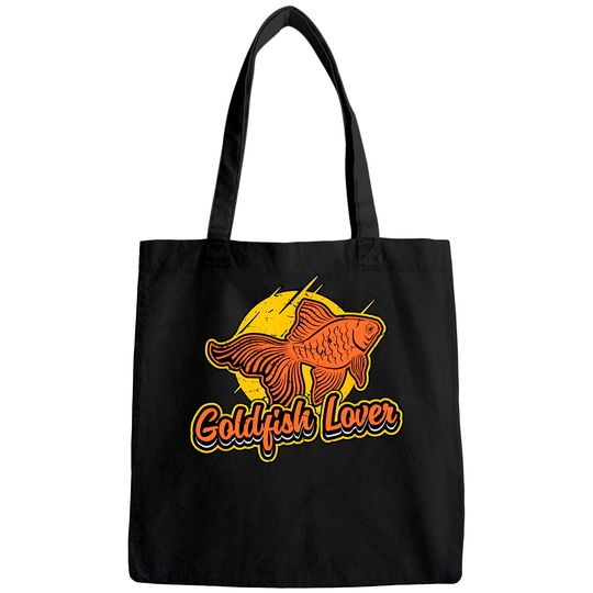 Goldfish Lover Cute Aquarium Vintage Tote Bag