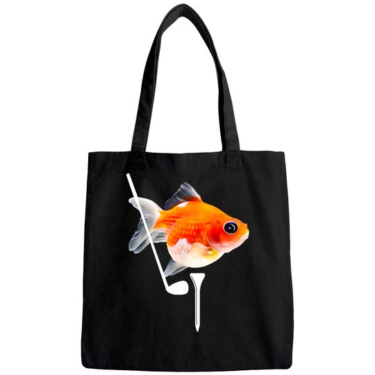 Funny Pearlscale Goldfish Tote Bag