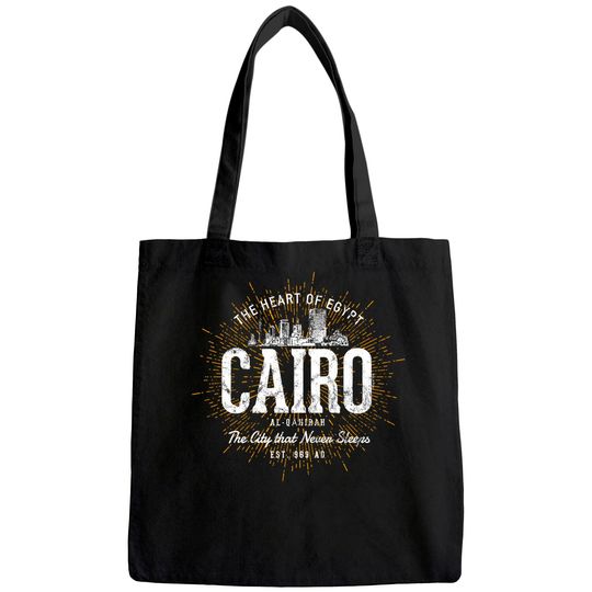 Egypt Vintage Cairo Tote Bag