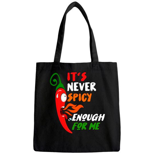 Chili Red Pepper Gift For Hot Spicy Food & Sauce Lover Tote Bag