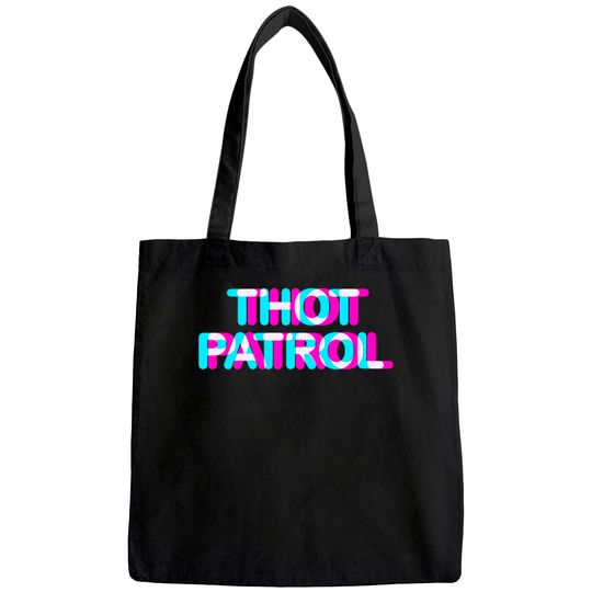 Thot Patrol Funny Meme Anaglyph Tote Bag