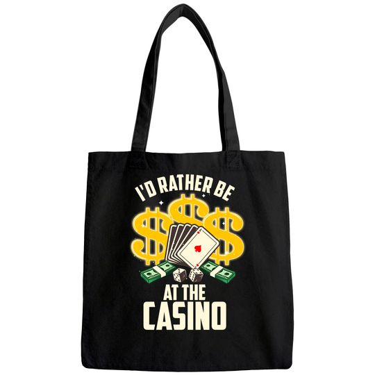 Casino For Gambling Gamblers Tote Bag