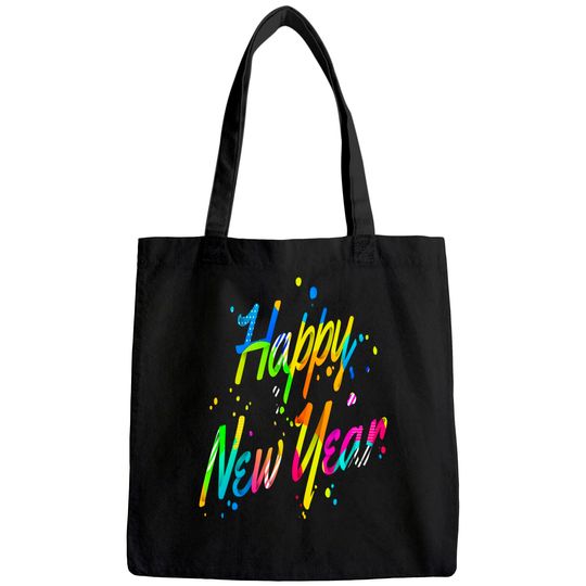 Happy New Year Tote Bag 2022 New Years Eve Tote Bag