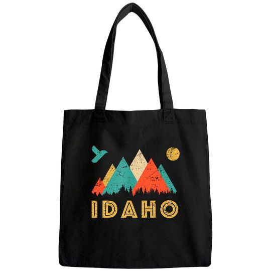 Retro Vintage Idaho Throwback Tote Bag