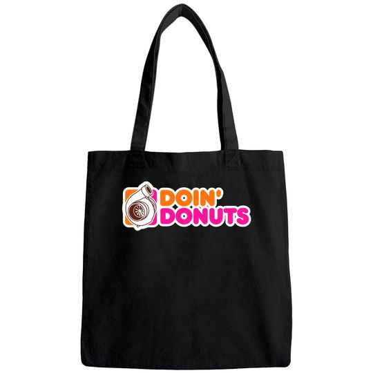 Doin' Donuts Racing & Drift Car Tote Bag