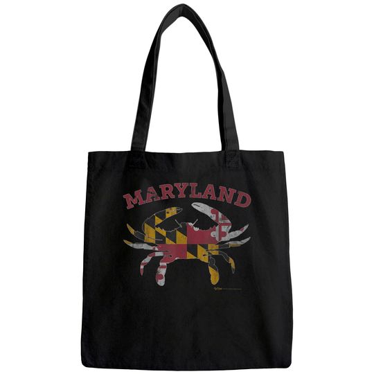 Maryland State Blue Crab Pride Flag Tote Bag