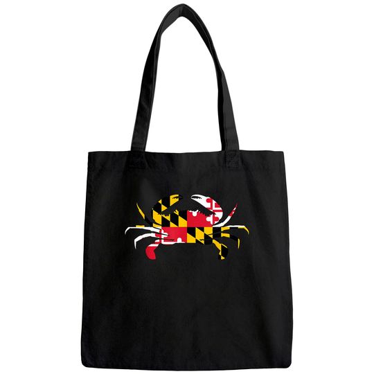 Maryland Crab State Pride Flag Tote Bag