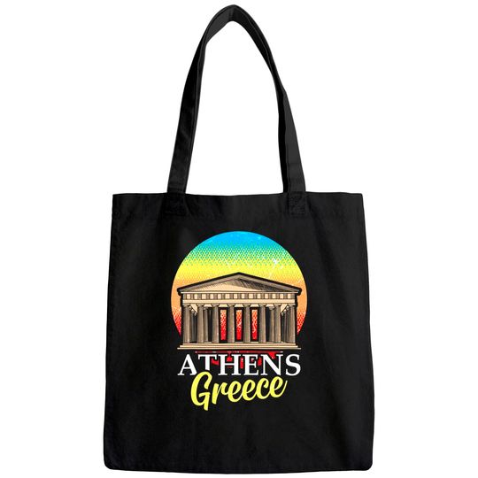 Athens Greece Greek City Acropolis Parthenon Tote Bag