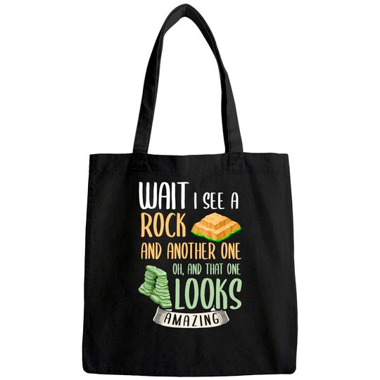 Joke Rock Collector Geology Gift Tote Bag