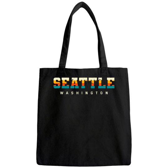 Seattle Washington Hometown Tote Bag
