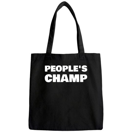 People's Champ Inspirational Novelty Gift Tote Bag