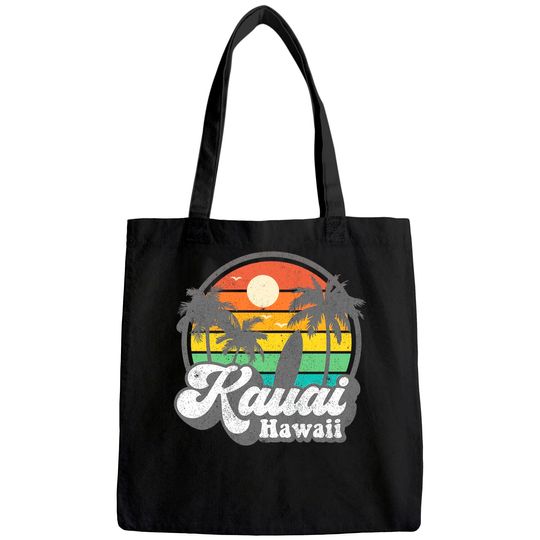Vintage Kauai Beach Hawaii 70's Tote Bag