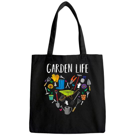 Distressed Garden Life Gardening Gift Ideas Tote Bag
