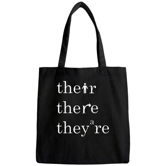 Their There And They're English Teacher Tote Bag