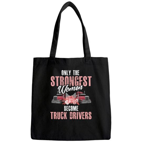 Female Truck Driver Tote Bag