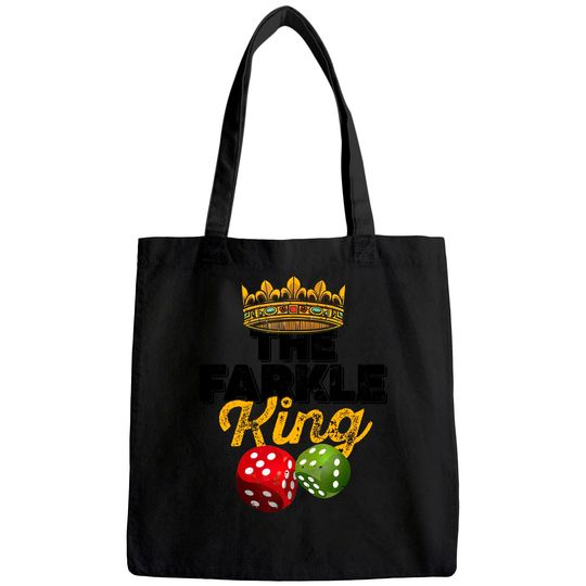 The Farkle King Dice Game Tote Bag