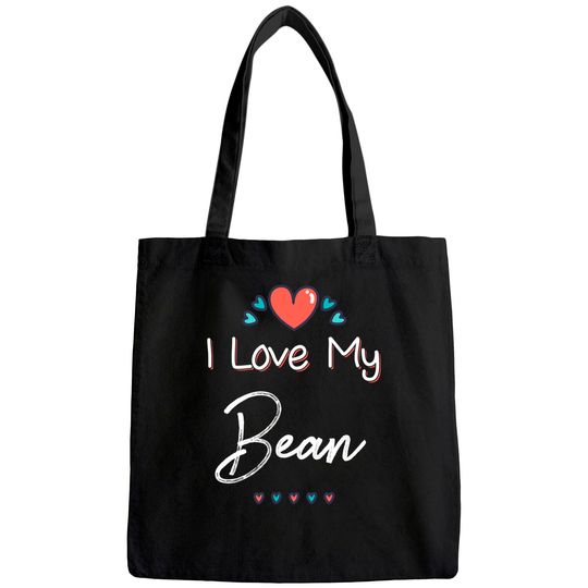 I Love My Bean Mothers Day Gift Tote Bag