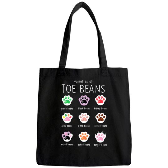 Cat Lover Toe Beans Tote Bag