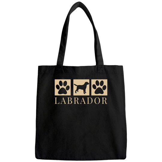 Labrador Retriever Silhouette Dog Black Lab Mom Dad Tote Bag