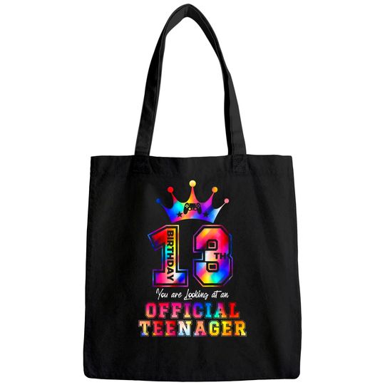  Teenager 13 Years Old 13th Birthday Gamer Tote Bag