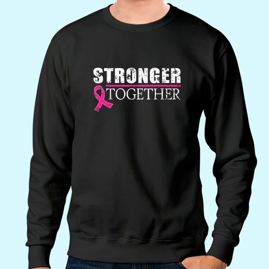 Elephield Stronger Together Breast Cancer Awareness Youth Sweatshirt