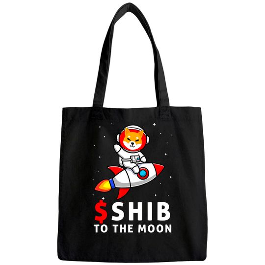 Shiba To the Moon Tote Bag