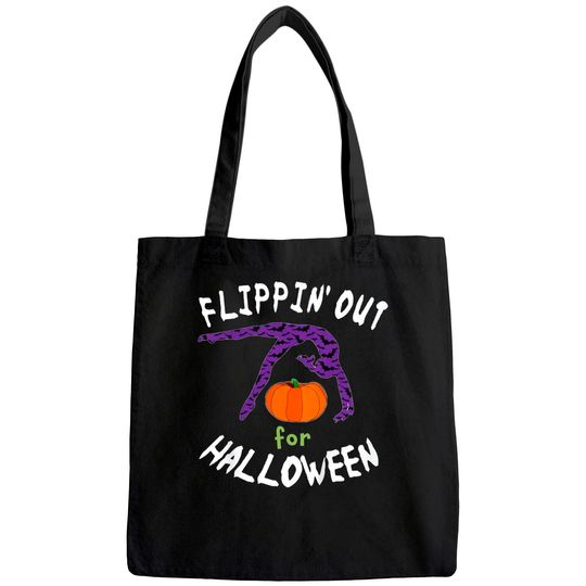 Flipping Out For Halloween Gymnastics Tote Bag