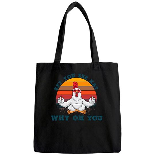 EFF You See Kay Why Oh You Vintage Tote Bag