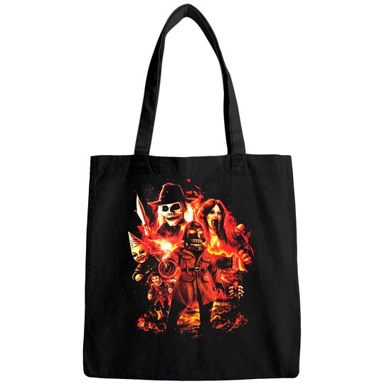 Puppet Master Torched Halloween Tote Bag