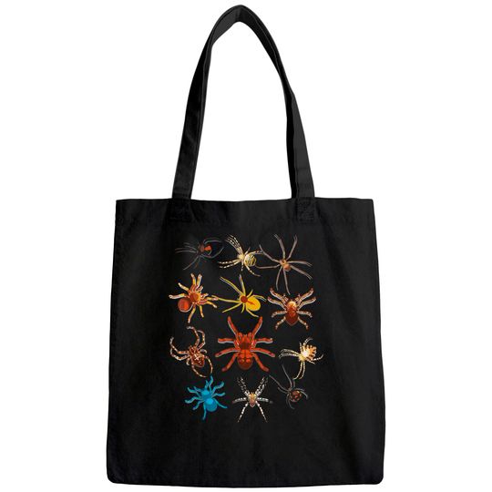 Halloween Scary Spiders Tote Bag