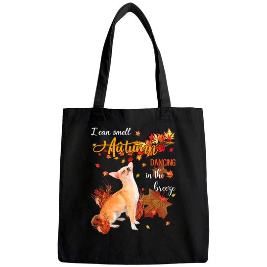 Chihuahua Dancing In The Autumn Tote Bag