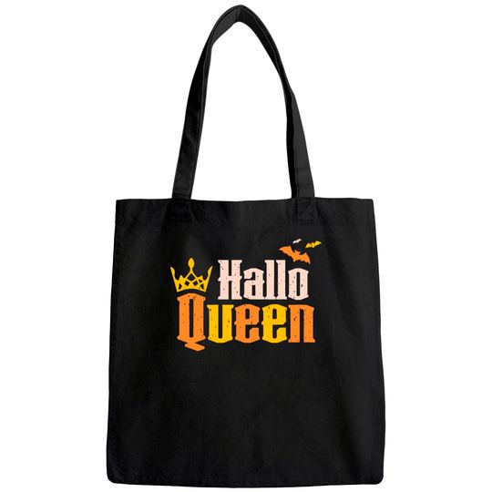 Halloqueen Crown Queen of Halloween Women Costume Tote Bag