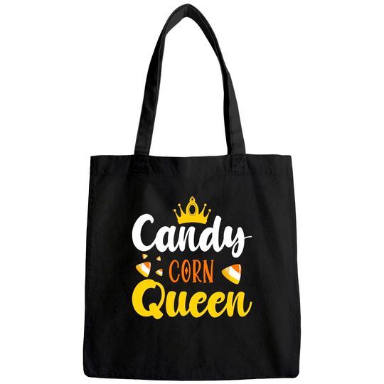 Candy Corn Queen Cute Halloween Day Tote Bag