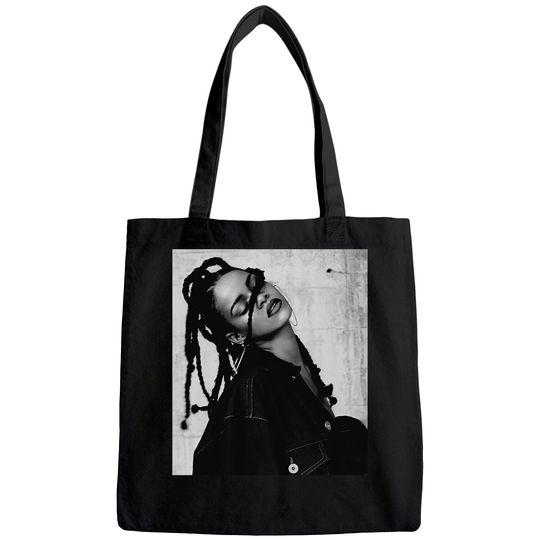 Rihanna B&W Aesthetic Tote Bag