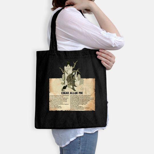 Edgar Allan Poe Tote Bag
