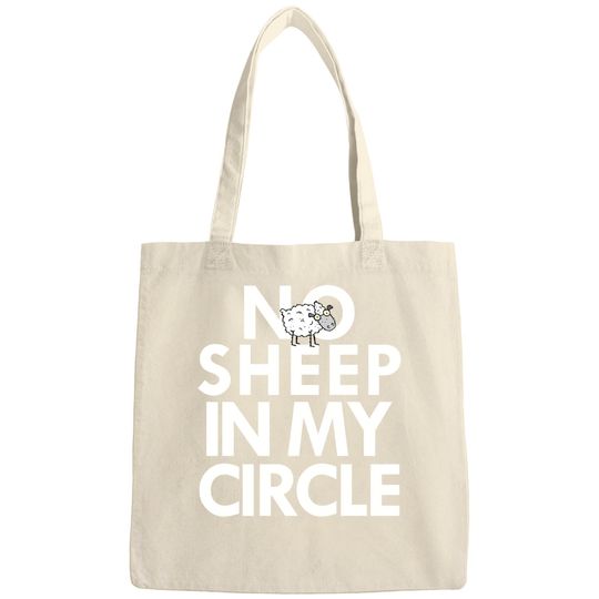 No Sheep In My Circle Tote Bag