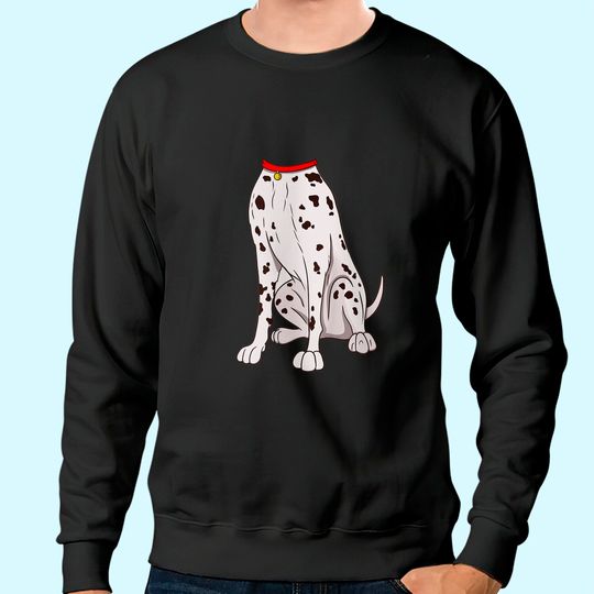 Dalmatian For Halloween Dog Animal Cosplay Sweatshirt
