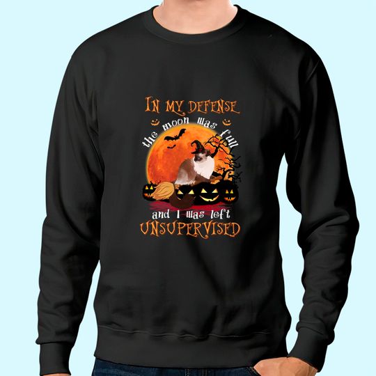 In My Defense The Moon Was Fun And I Was Unsupervised Classic Sweatshirt