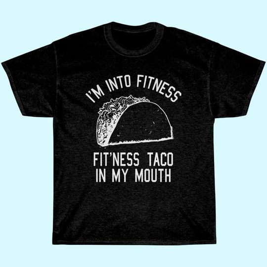 Mens Fitness Taco Funny T Shirt
