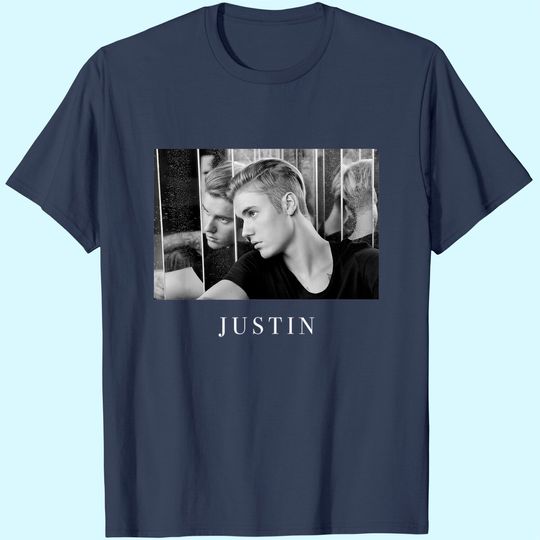  Justin Bieber Reflection Photo T Shirt