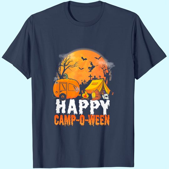 Camping Happy Camp-O-Ween T-Shirt