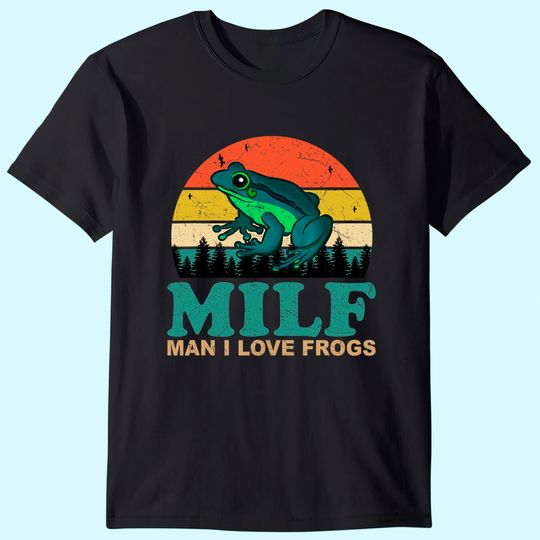I Love Frogs Saying Amphibian Lovers T-Shirt