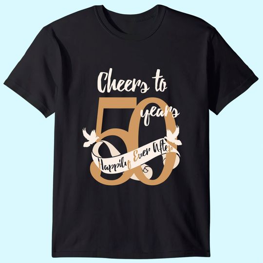 50th Wedding Anniversary T-Shirt Gift For Couples