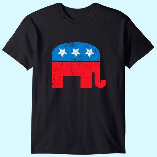 Distressed Republican Elephant T-Shirt
