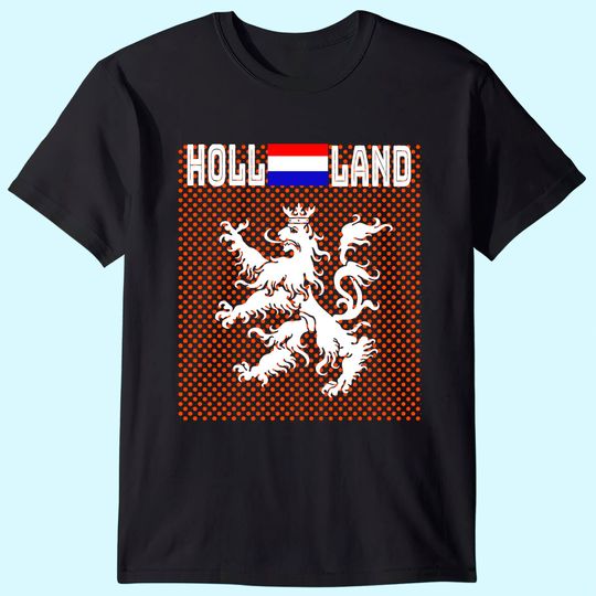 Euro 2021 Men's  T Shirt Holland Soccer